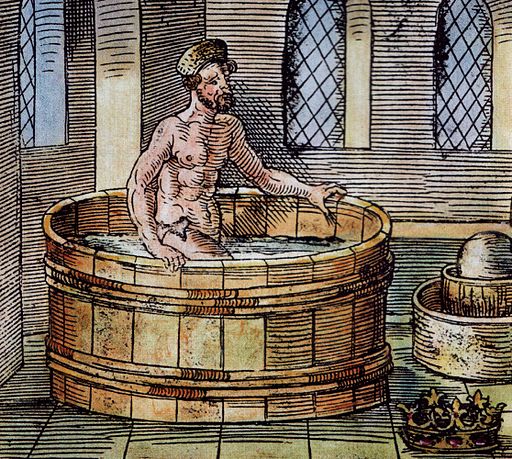 Archimède dans son bain